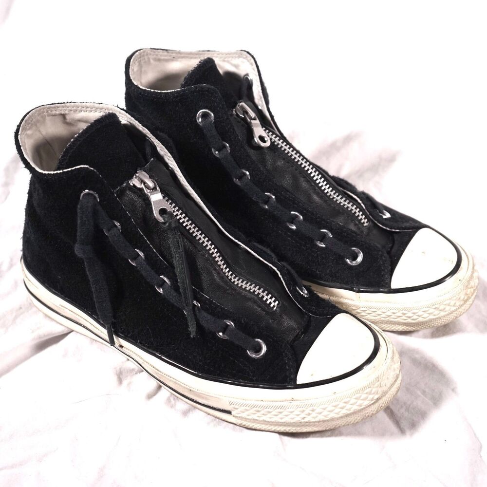 Converse Chuck Taylor All Star CTAS 70 ZIP High Black Egret Womens Size 6 159756